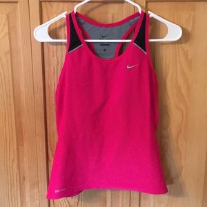 Nike pink workout gym tank top